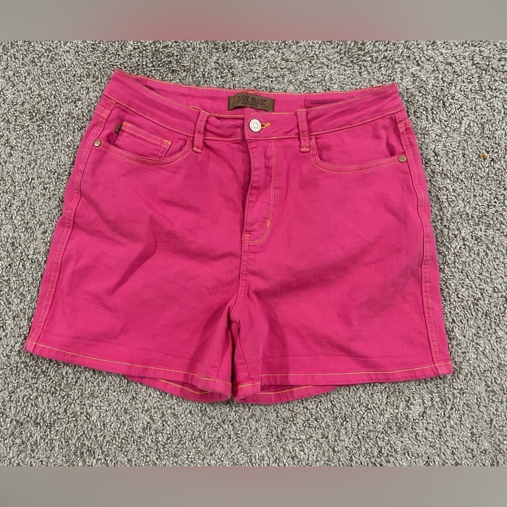 Bright Pink Women's Denim Shorts
